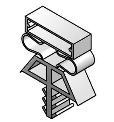 DOOR GASKET MAGNETIC (OLD STYLE) - Custom Sized - Triple Dart