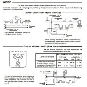 THERMOSTAT - Refrigeration Temperature Control