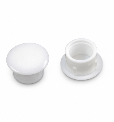 WHITE CAM HOLE PLUGS, 1/2", 100ct