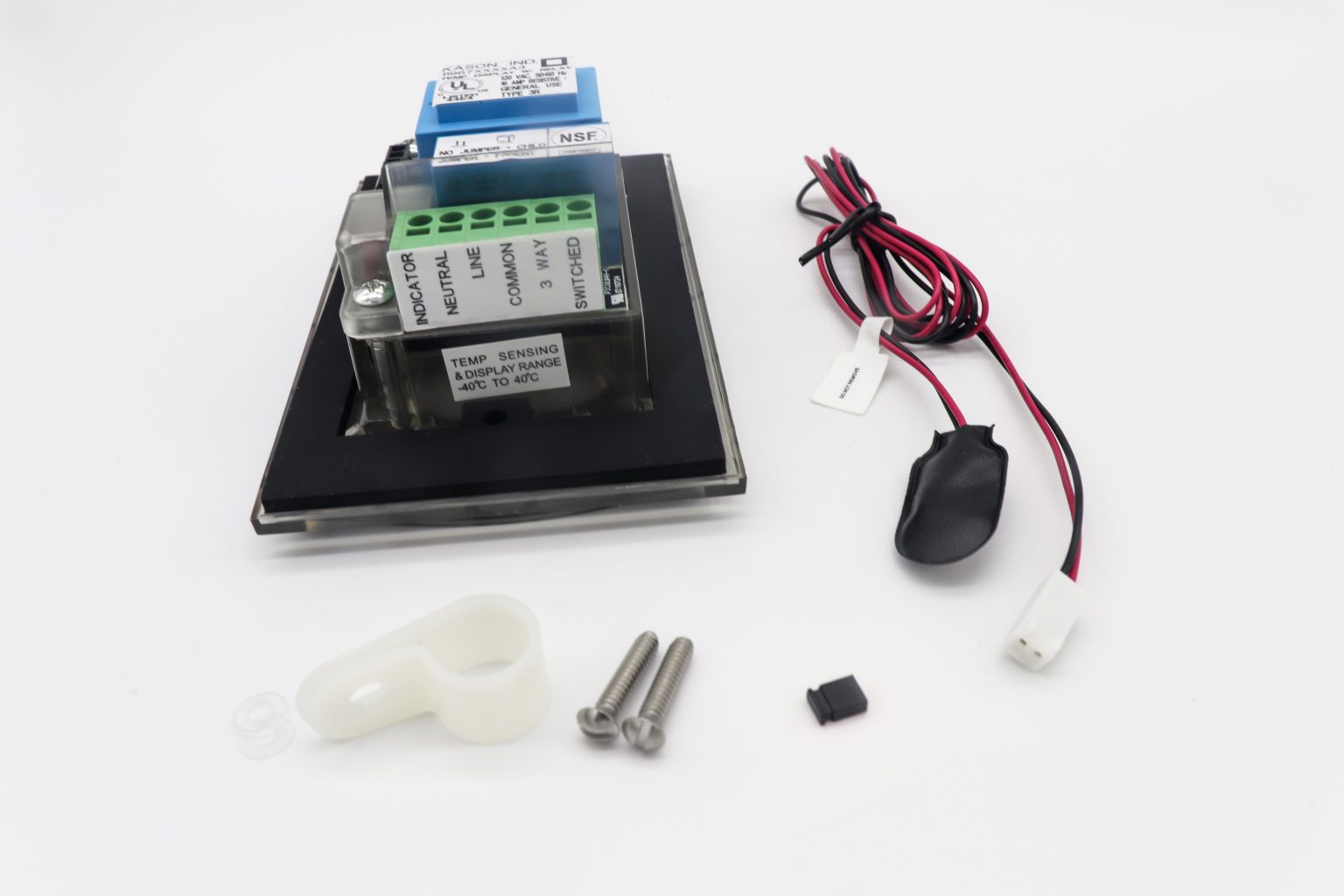 KASON 1967A3 DUAL TEMPERATURE DISPLAY AND SWITCH WITH HARDWARE KIT