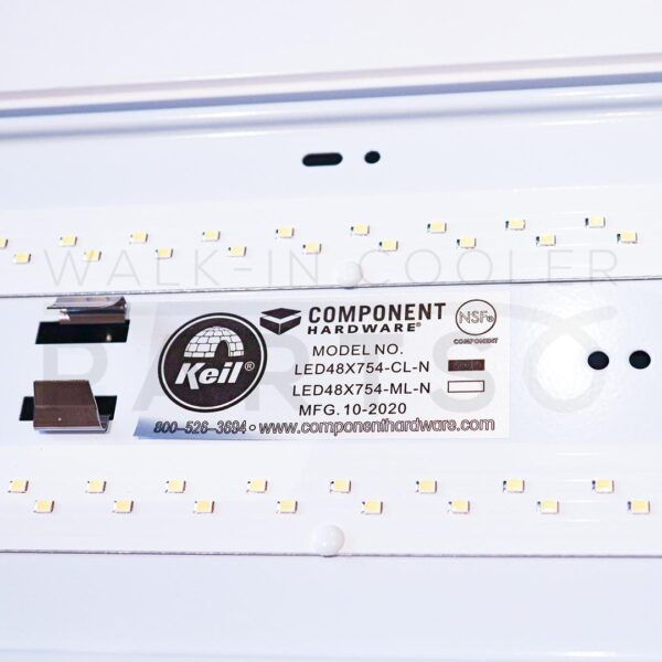 48" LED Light with Clear Lens - Freezer Rated