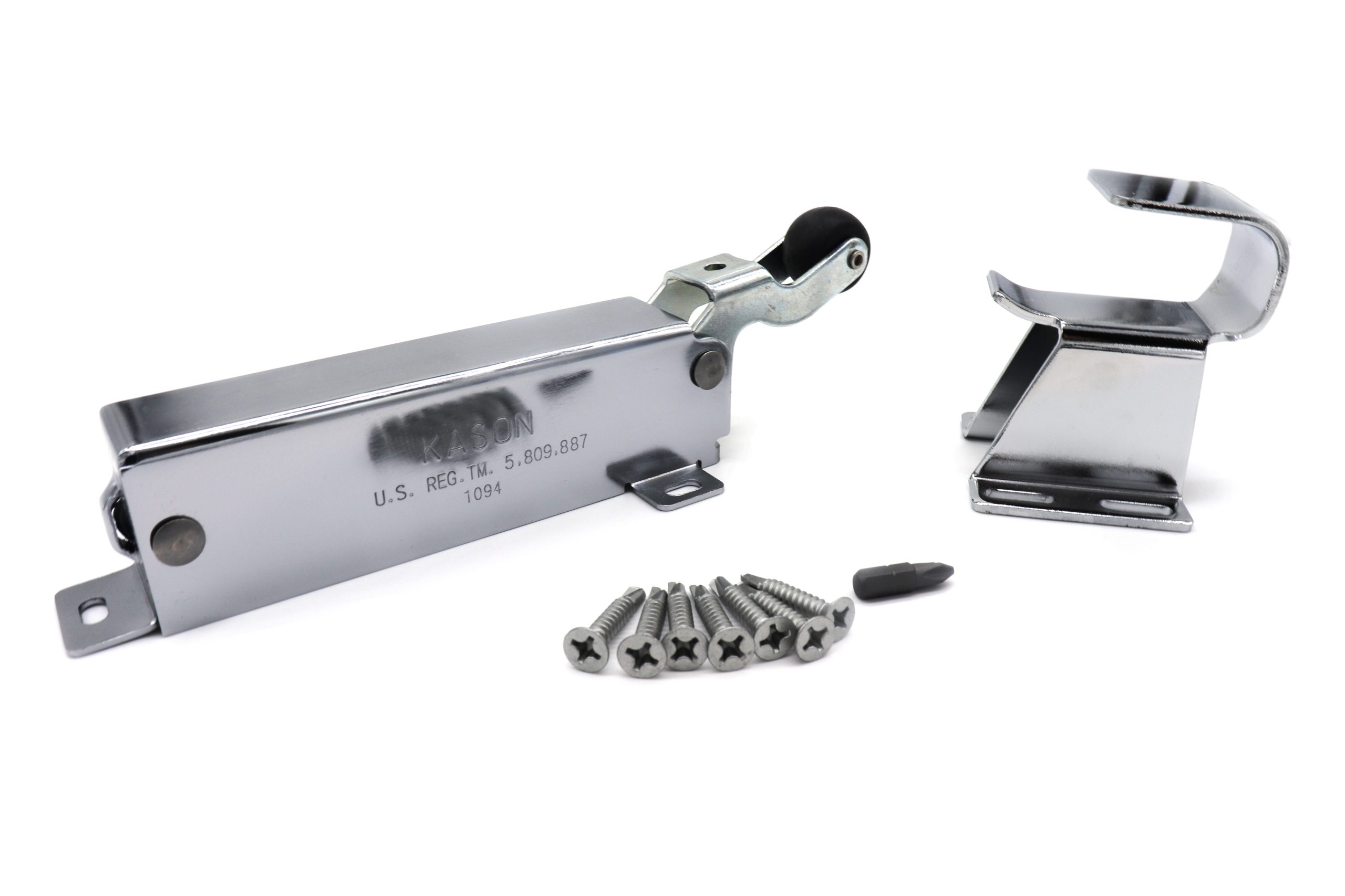KASON 1094 POLISHED CHROME HYDRAULIC DOOR CLOSER AND WIDE 7/8 KASON 1094 POLISHED CHROME HYDRAULIC DOOR CLOSER AND WIDE 7/8