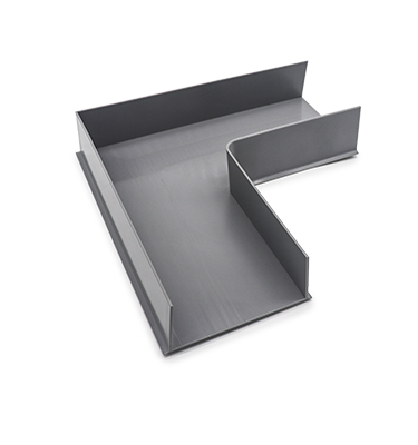 WALK-IN COOLER 4" GRAY VINYL FLOOR SCREEDING CORNER 10X10 CORNER